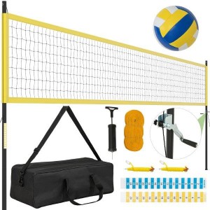 Tinklinio stovas su tinklu ir priedais 9,5 x 1 m